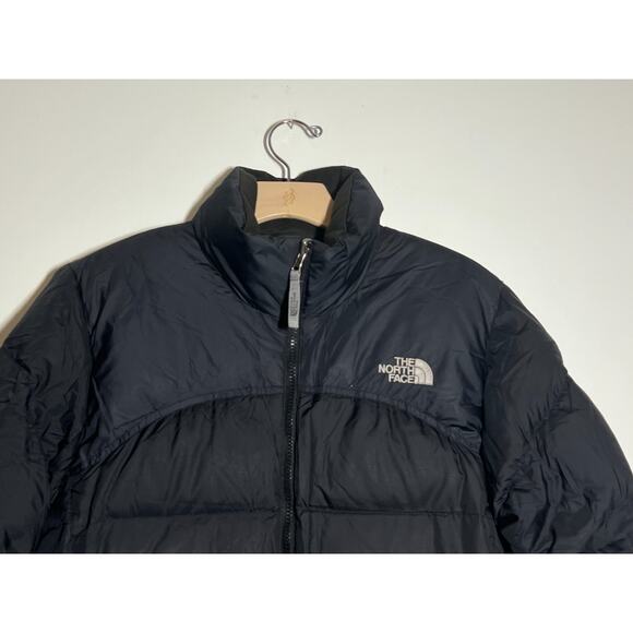 The North Face Women's Black Nuptse Retro Goose Down Quilted Jacket 700 Size M - Picture 2 of 8
